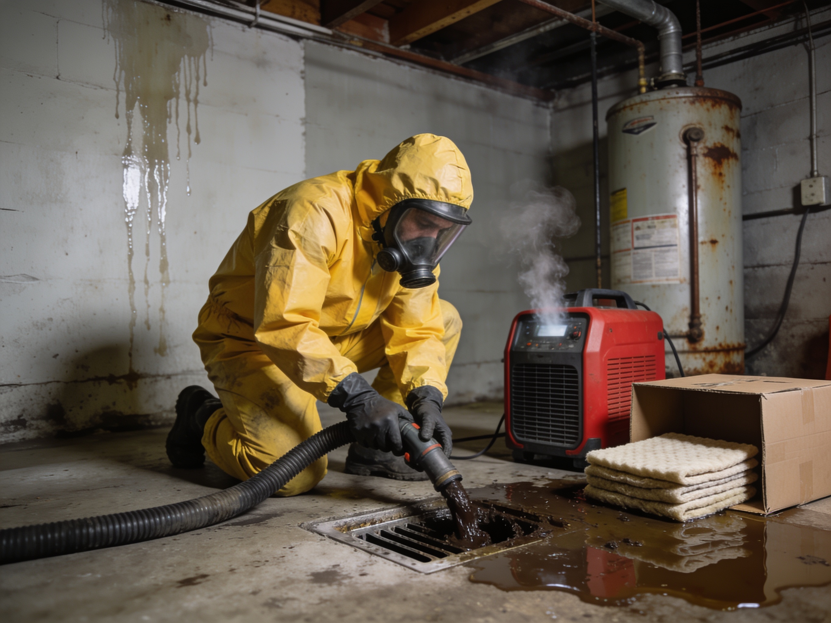 Basement Sewage Backup Cleanup in La Crosse